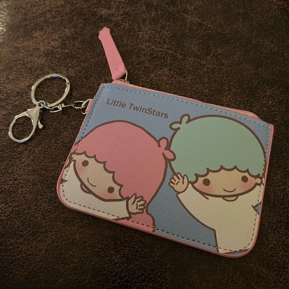 Little Twin Stars ID Holder Keyring/ Bag Clip